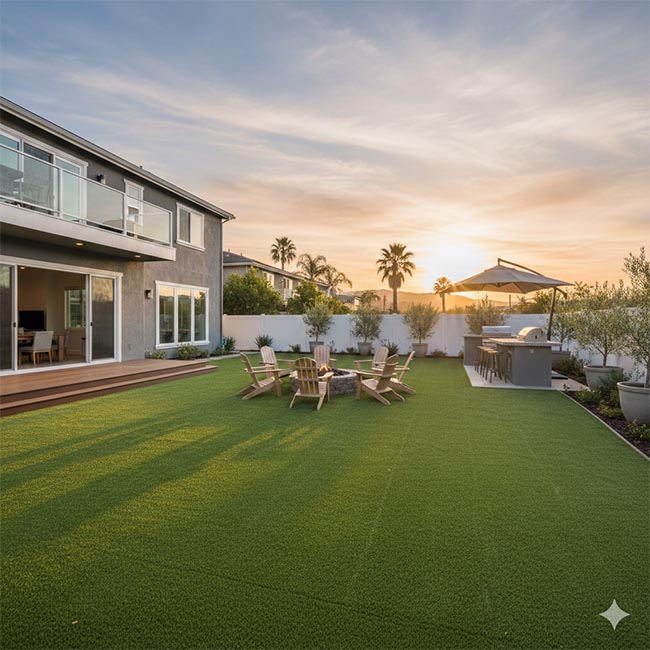 Budget Green Artificial Turf